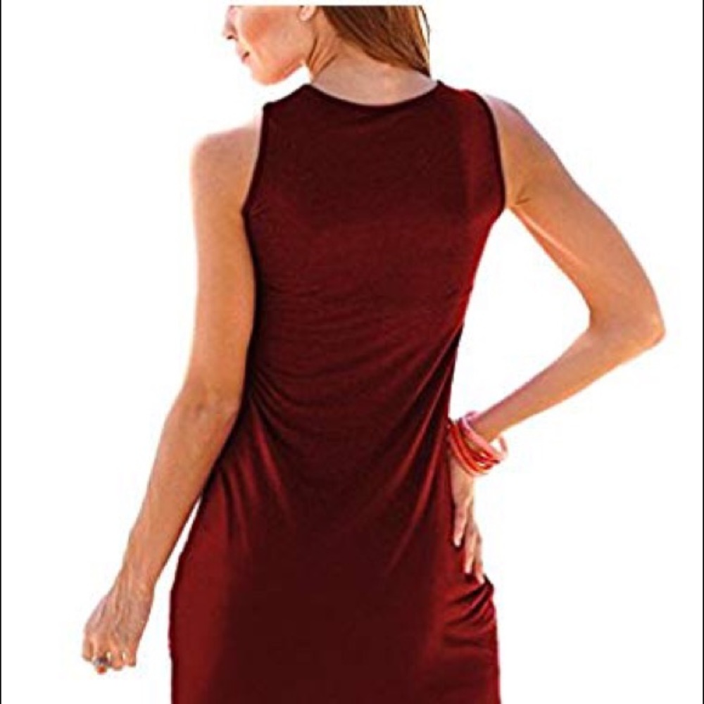Dark red Rue 21 Tank Dress